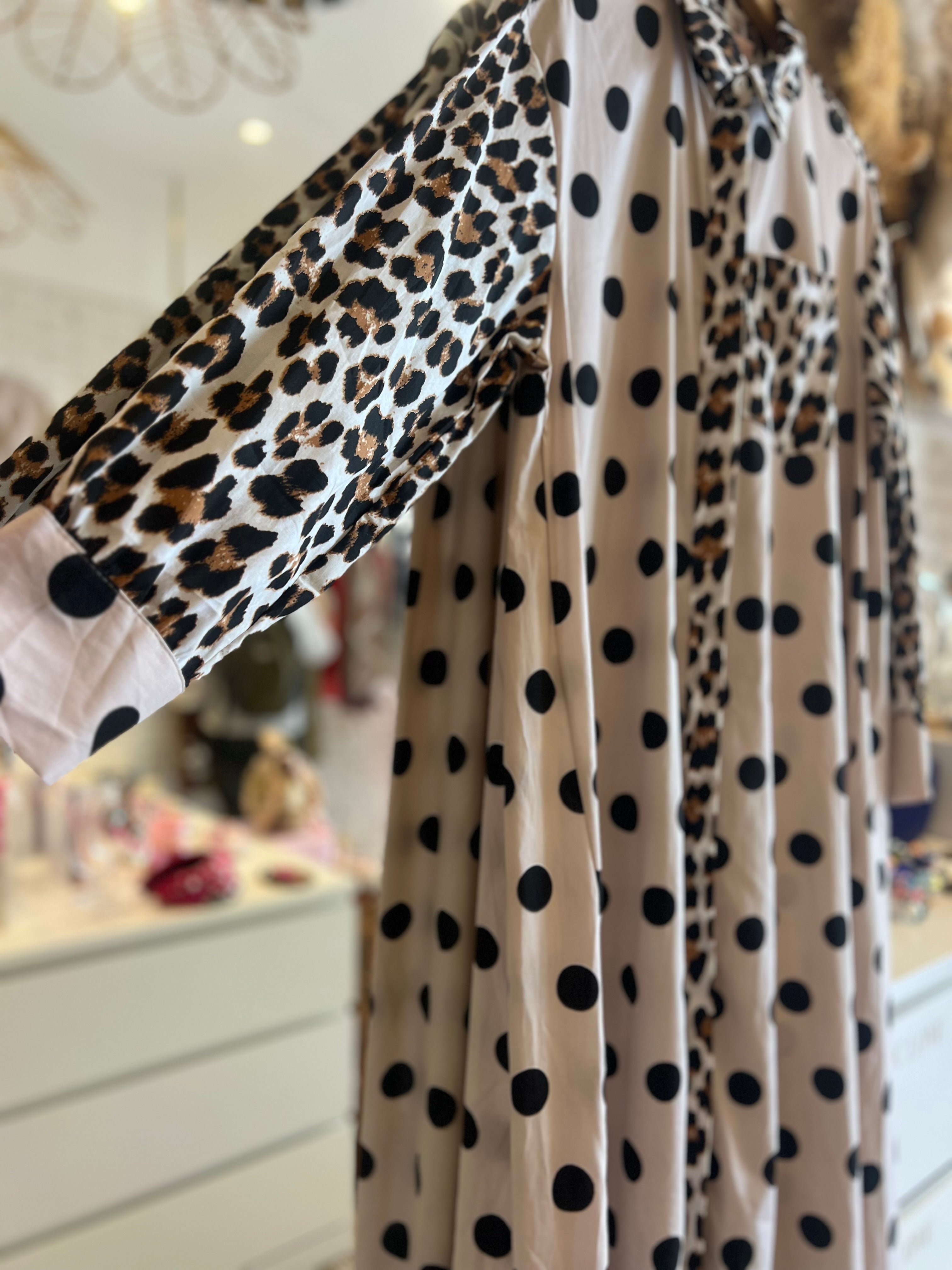 Long Animal Print Dress