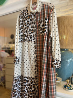 Long Animal Print Dress